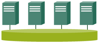 シェアードディスクの概念図