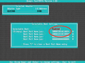 Qlogic Fast!UTIL(Selectable Boot)