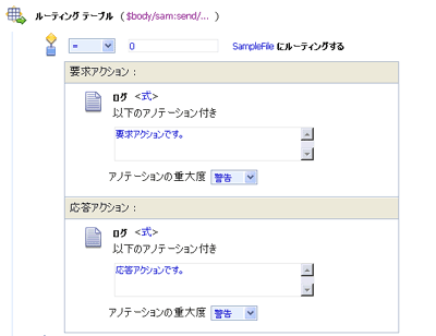 ルーティングテーブルへのケース追加
