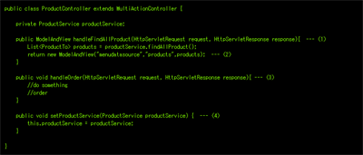リスト10：ProductController