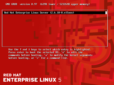 GRUBのエントリーが1つしかない
