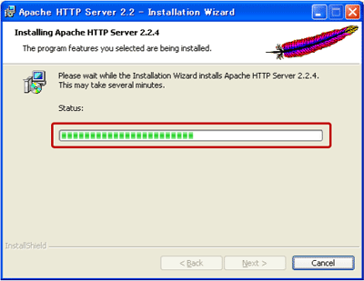 インストール中画面