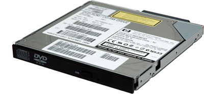 内蔵しているDVD-ROMドライブ