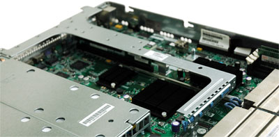 内部にあるPCIスロット部