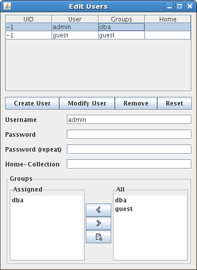 ユーザ管理画面