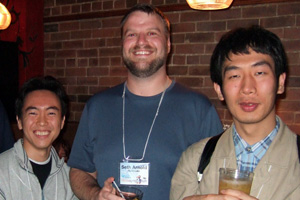 Closing ReceptionでAppArmorのSeth Arnoldと