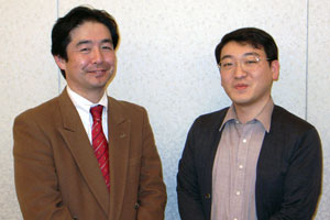 OSSTech 小田切 耕司氏(左)とリナックスアカデミー 濱野 賢一朗氏(右)
