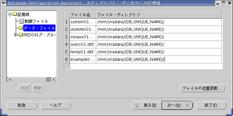ファイル・ディレクトリの確認
