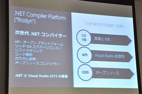 オープンソース化された新コンパイラRoslyn。APIでほかのプログラムから機能を使える