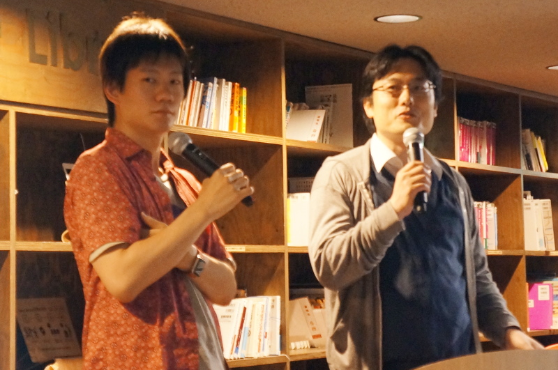 Speeeの村田賢太(mrkn)氏(左)とRubyアソシエーションの笹田耕一氏(右)
