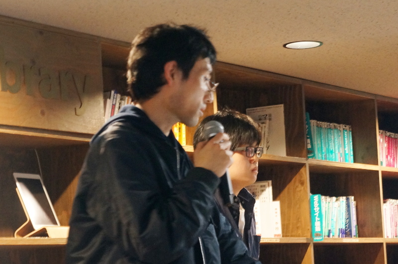 西田孝三氏(左)と三軒家佑將氏(右)