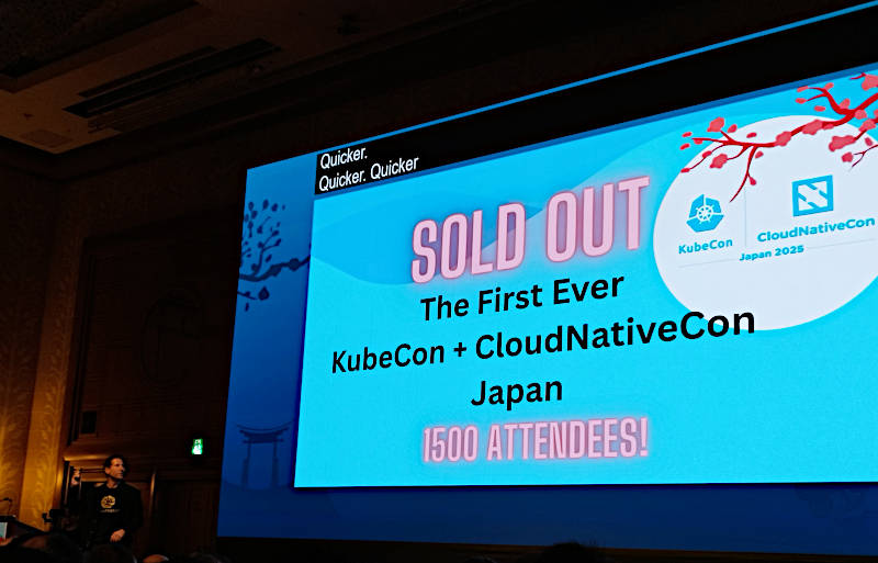 チケットが売り切れになったことを伝えるAniszczyk氏