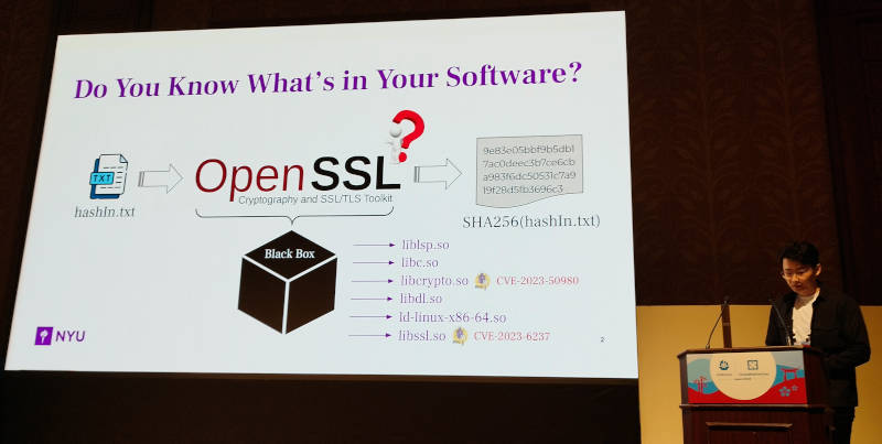 OpenSSLを例にさまざまな依存関係やライブラリーが存在していることを説明
