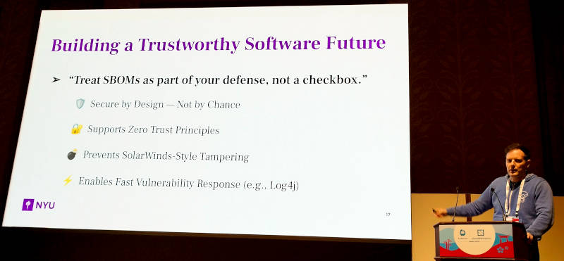 SBOMを作業後のチェックリストとして使うのではなくプロセスに組み込むことを推奨