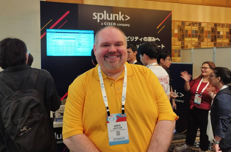 SplunkのリードエバンジェリストGreg Lefller氏