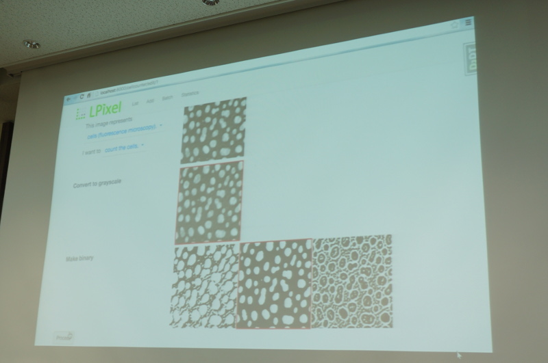 LPixelのサービス。画像をアップロードして解析目的を選択するだけで解析結果が得られる