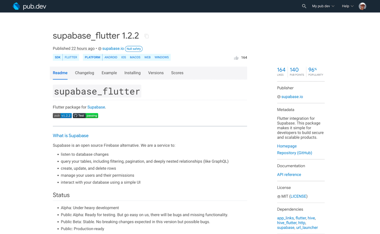 Flutter Package