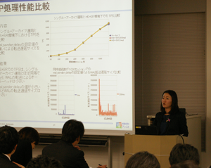 登壇者　株式会社アシスト　データ基盤ソフトウェア事業部　佐々木美江氏